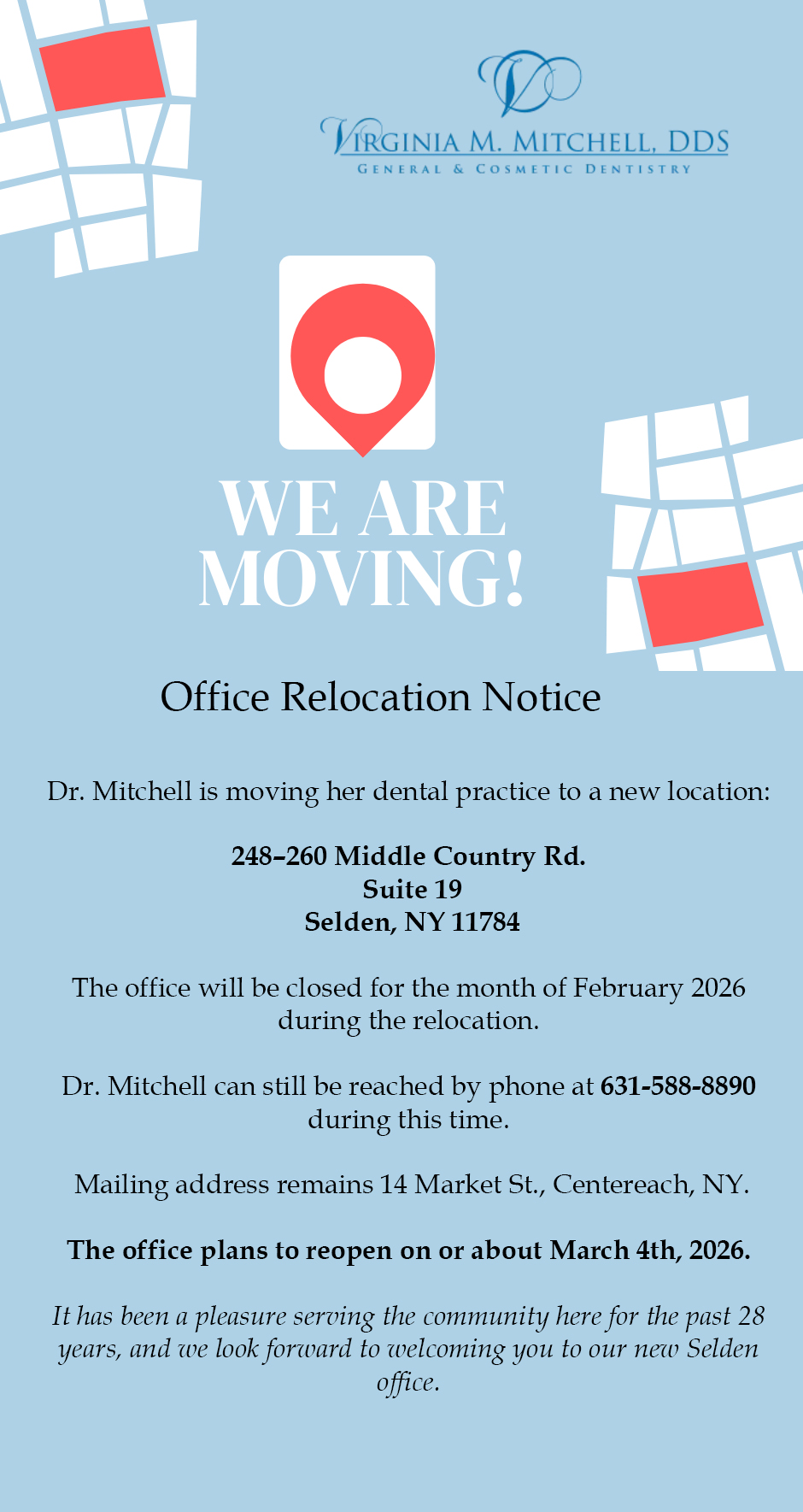 Virginia M. Mitchell, DDS, PC | Dental Fillings, Dentures and Emergency Treatment